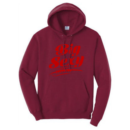 BIG SEXY (A) (Red) - Tall Hoodie