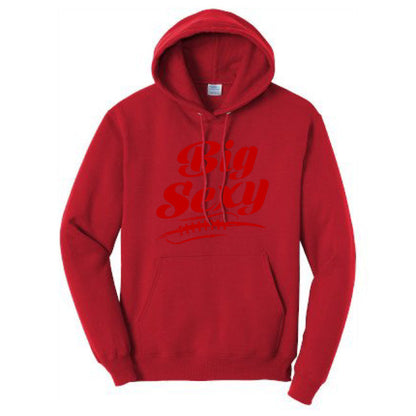BIG SEXY (A) (Red) - Heavyweight Hoodie
