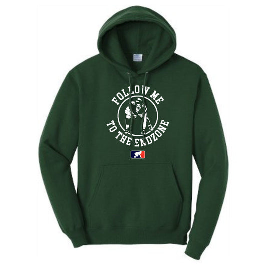 FOLLOW ME TO THE ENDZONE - Heavyweight Hoodie
