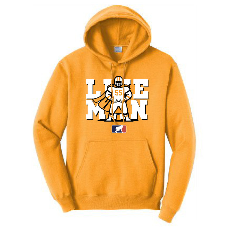 LINE MAN - Tall Hoodie