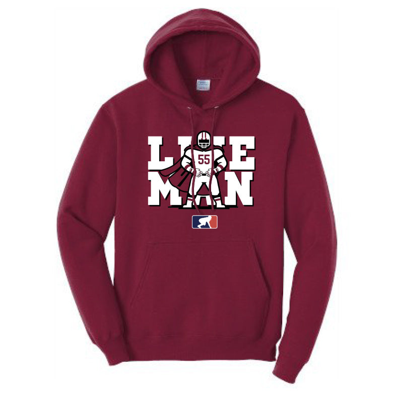 LINE MAN - Tall Hoodie