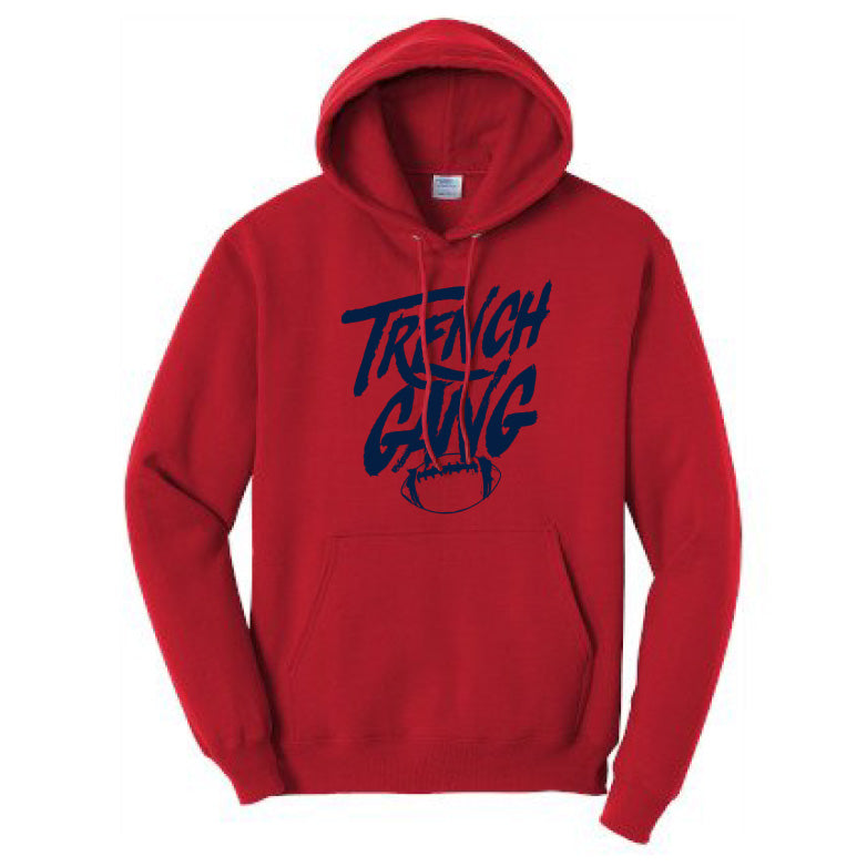 TRENCH GANG (Navy) - Heavyweight Hoodie