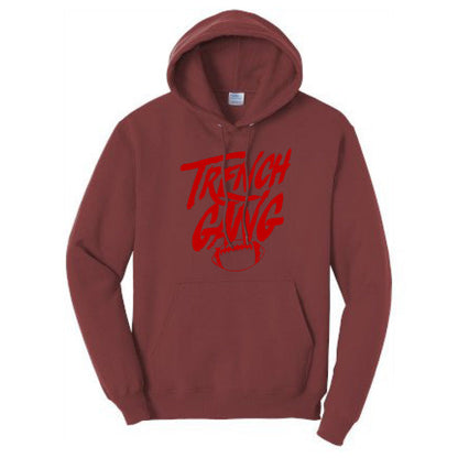 TRENCH GANG (Red) - Heavyweight Hoodie