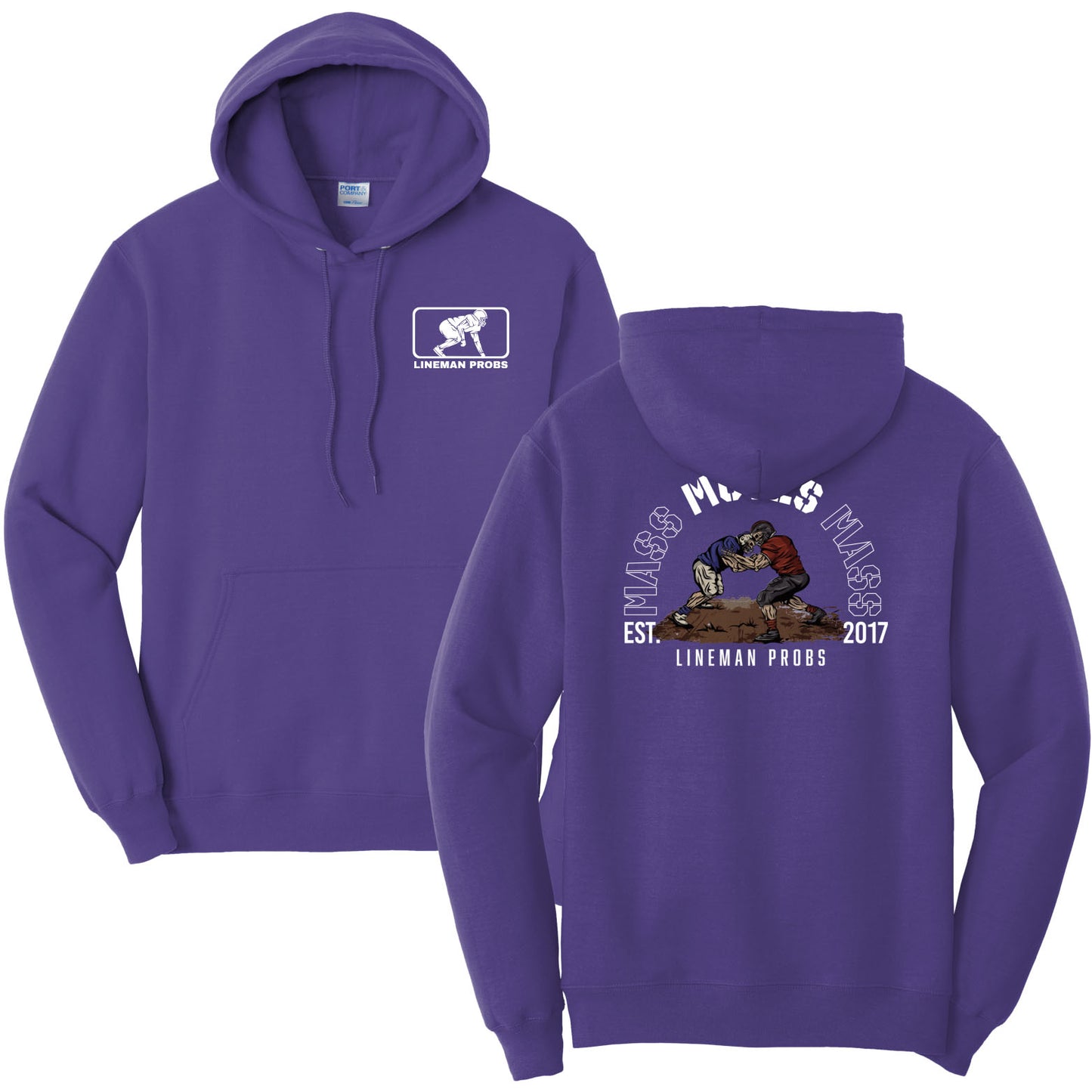 BIG BONED - MASS MOVES MASS - Hoodie