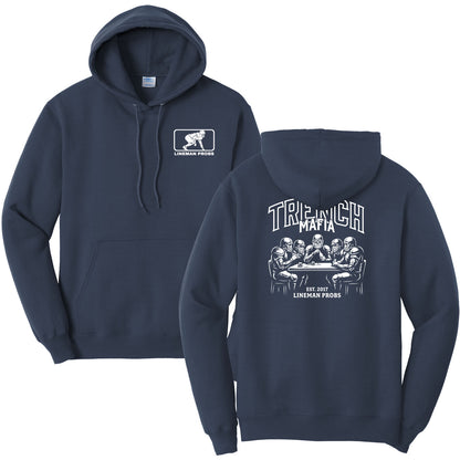 BIG BONED - TRENCH MAFIA (White) - Hoodie