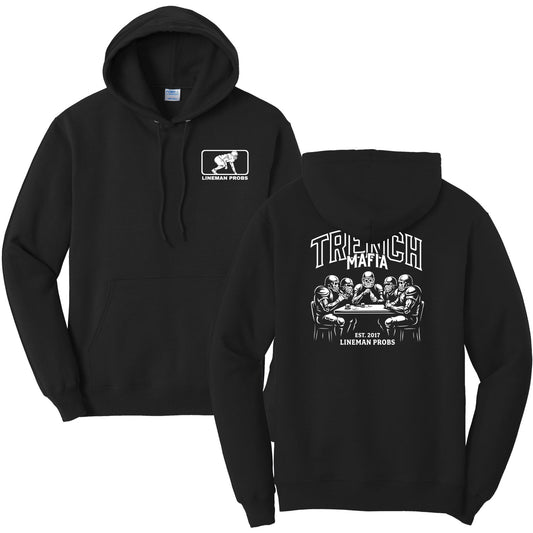 BIG BONED - TRENCH MAFIA (White) - Hoodie