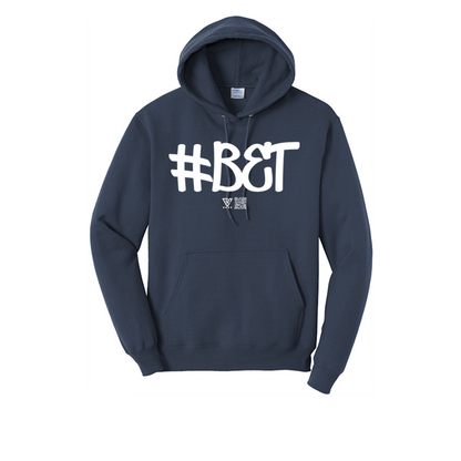 Hashtag Bet Graphic Hoodie (White)