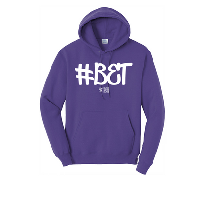 Hashtag Bet Graphic Hoodie (White)