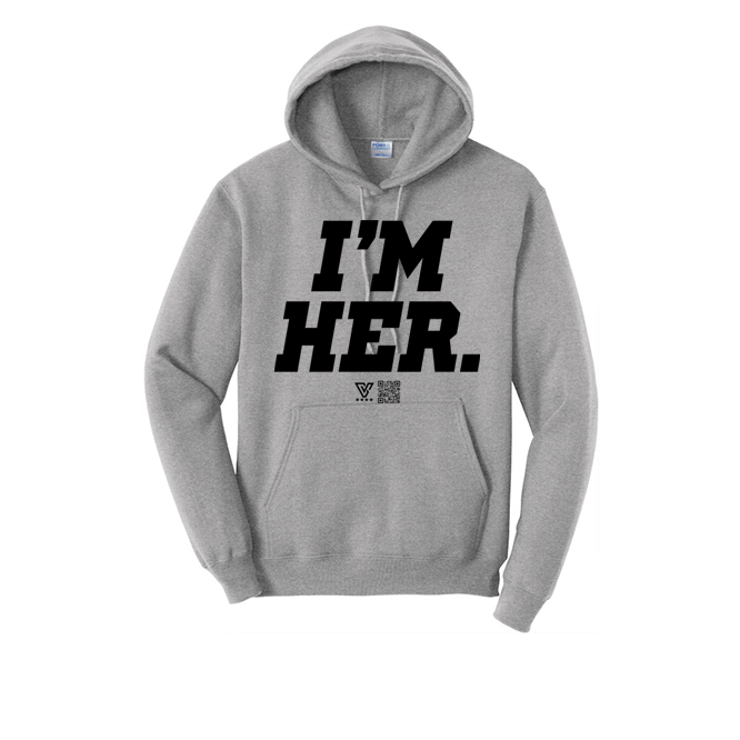 I’m Her Graphic Hoodie (Black)