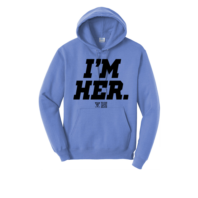 I’m Her Graphic Hoodie (Black)