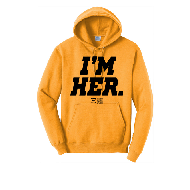I’m Her Graphic Hoodie (Black)