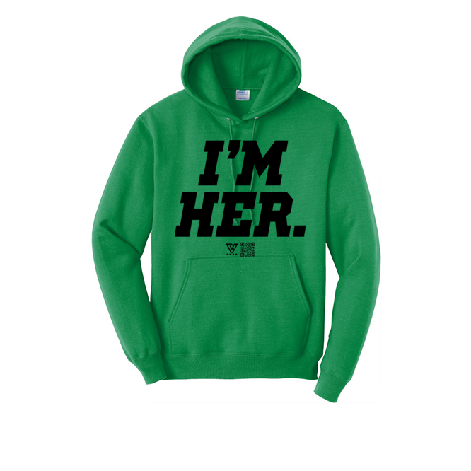 I’m Her Graphic Hoodie (Black)