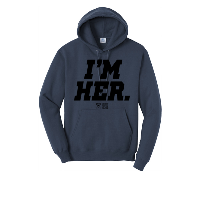 I’m Her Graphic Hoodie (Black)