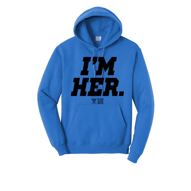 I’m Her Graphic Hoodie (Black)