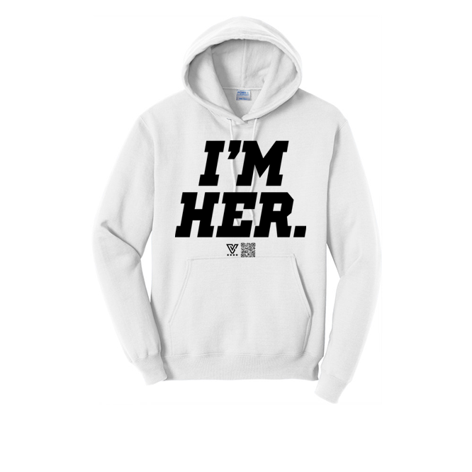 I’m Her Graphic Hoodie (Black)
