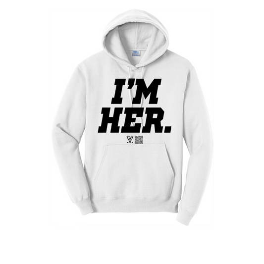 I’m Her Graphic Hoodie (Black)