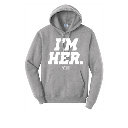 I’m Her Graphic Hoodie (White)