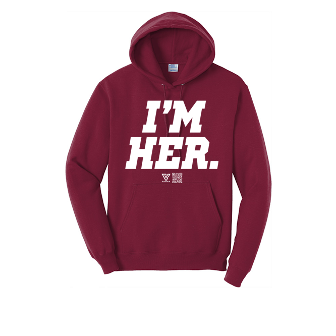I’m Her Graphic Hoodie (White)