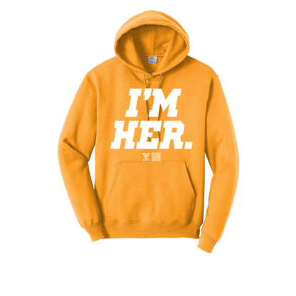 I’m Her Graphic Hoodie (White)