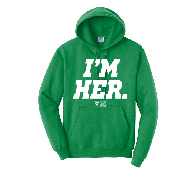 I’m Her Graphic Hoodie (White)