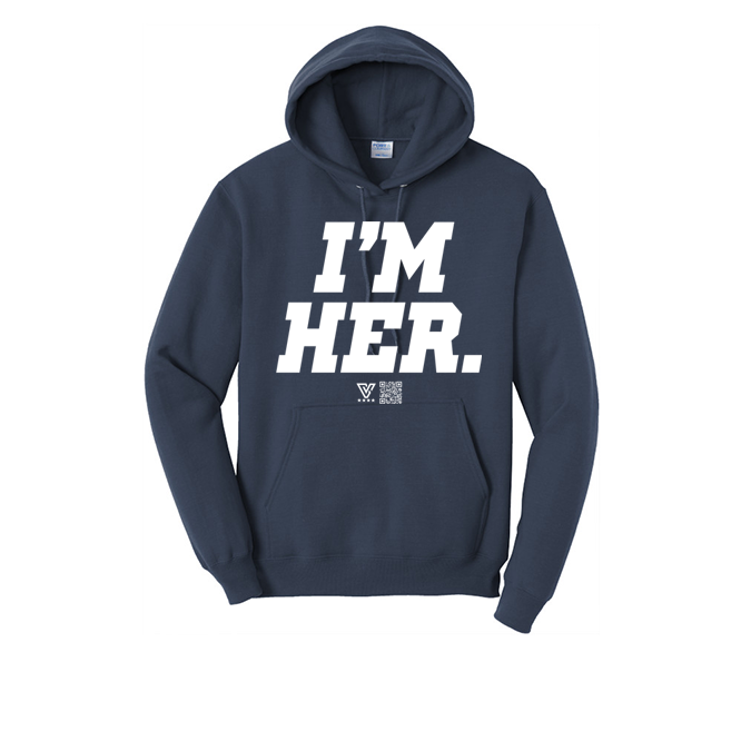 I’m Her Graphic Hoodie (White)