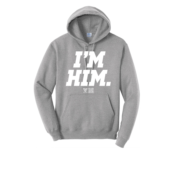 I’m Him Graphic Hoodie (White)