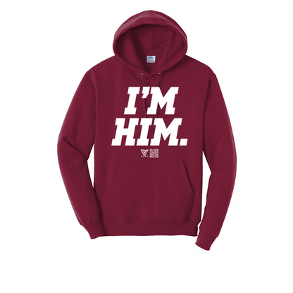 I’m Him Graphic Hoodie (White)
