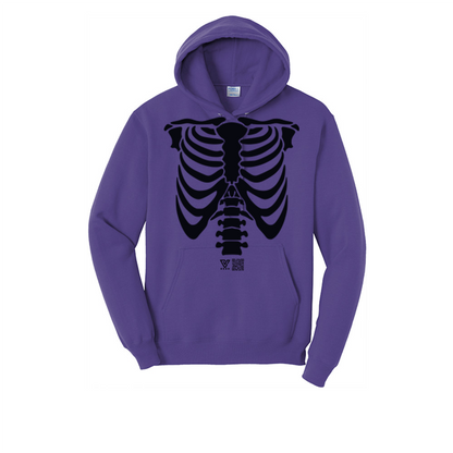 Rib Cage Graphic Hoodie (Black)