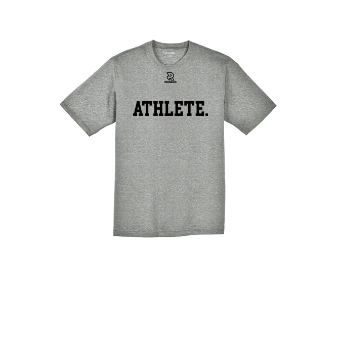 ATHLETE (Black) - RacerMesh Short Sleeve Tee
