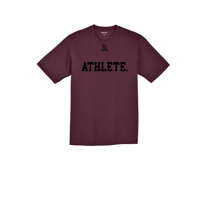 ATHLETE (Black) - RacerMesh Short Sleeve Tee
