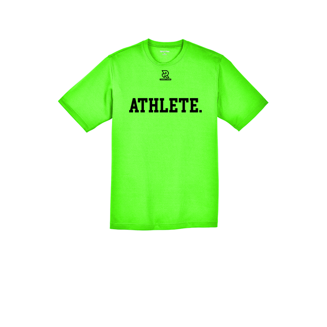 ATHLETE (Black) - RacerMesh Short Sleeve Tee