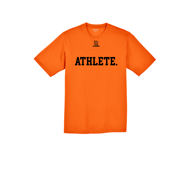 ATHLETE (Black) - RacerMesh Short Sleeve Tee