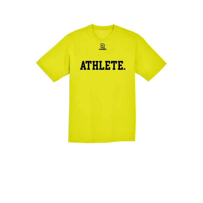 ATHLETE (Black) - RacerMesh Short Sleeve Tee