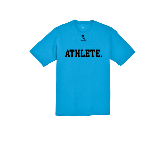 ATHLETE (Black) - RacerMesh Short Sleeve Tee