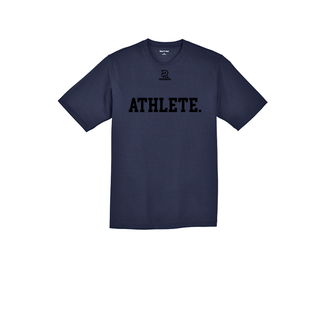 ATHLETE (Black) - RacerMesh Short Sleeve Tee