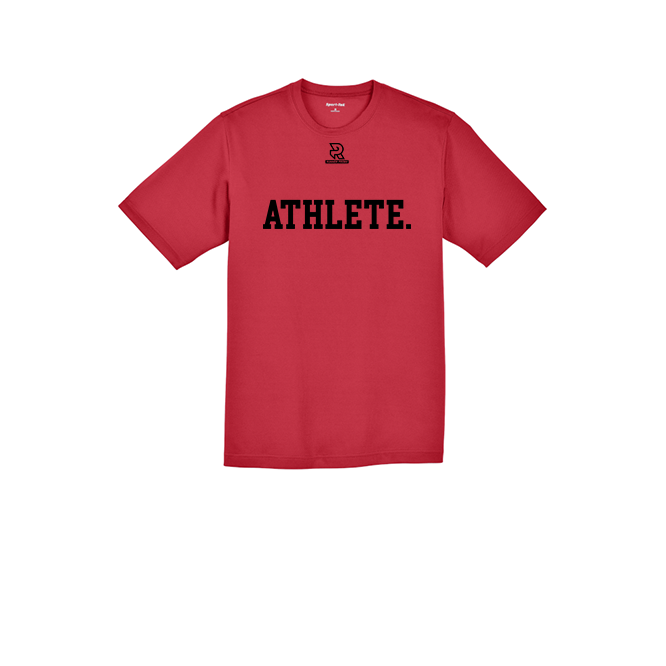 ATHLETE (Black) - RacerMesh Short Sleeve Tee