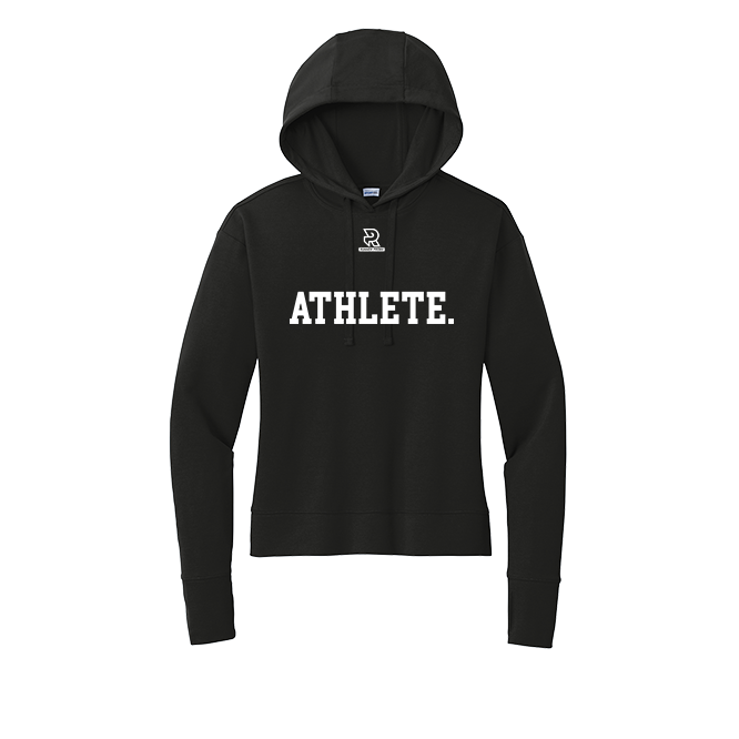 ATHLETE (White) - Womens Flex Fleece Pullover Hoodie