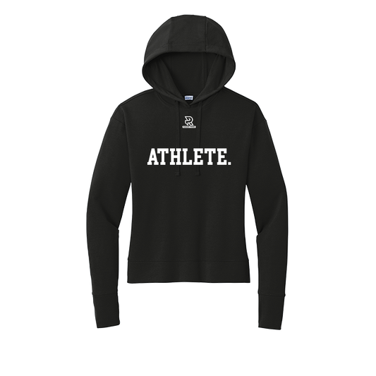ATHLETE (White) - Womens Flex Fleece Pullover Hoodie