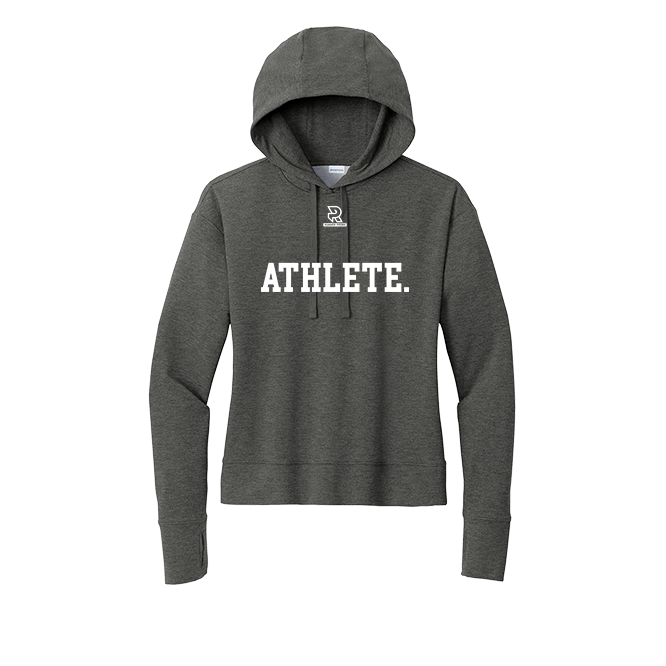 ATHLETE (White) - Womens Flex Fleece Pullover Hoodie