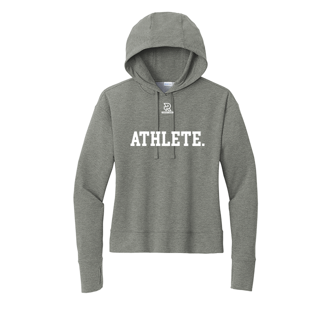 ATHLETE (White) - Womens Flex Fleece Pullover Hoodie