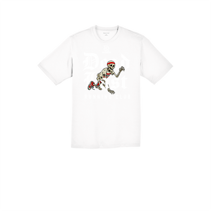 DEAD LAST (White) - RacerMesh Short Sleeve Tee