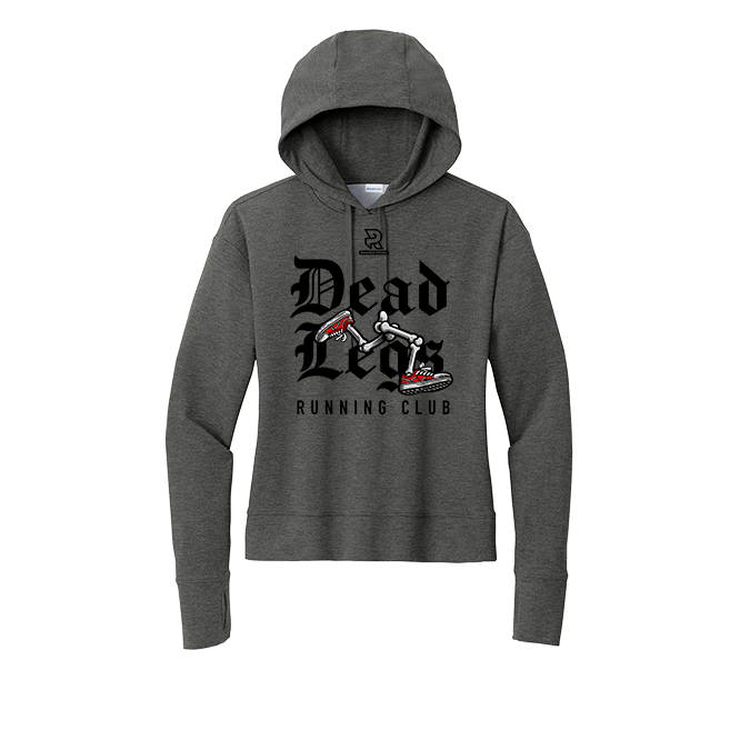 DEAD LEGS (Black) - Womens Flex Fleece Pullover Hoodie