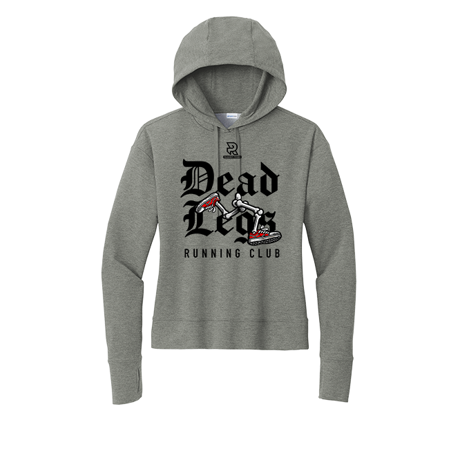 DEAD LEGS (Black) - Womens Flex Fleece Pullover Hoodie