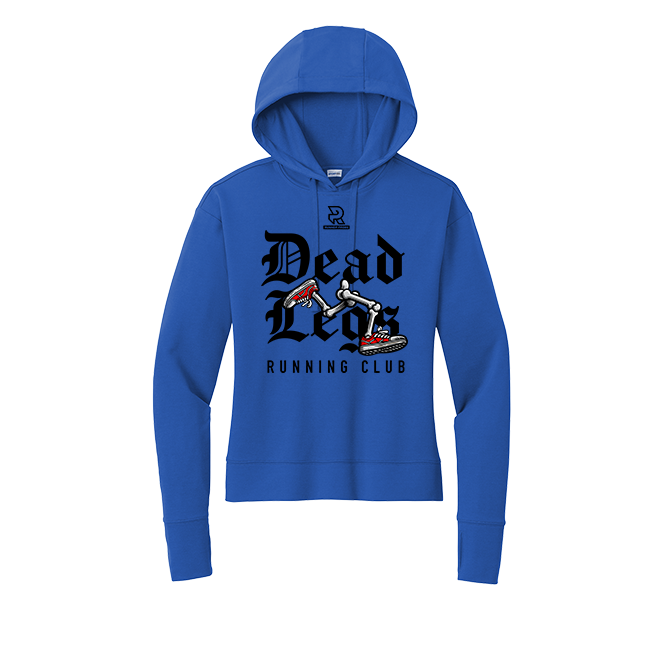 DEAD LEGS (Black) - Womens Flex Fleece Pullover Hoodie