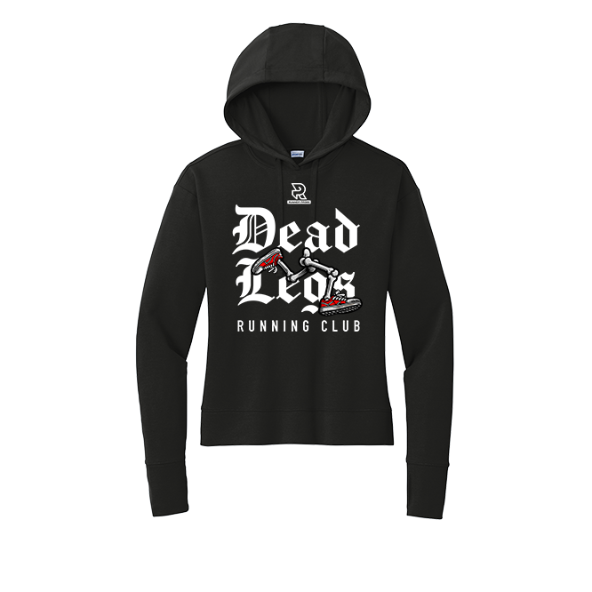 DEAD LEGS (White) - Womens Flex Fleece Pullover Hoodie