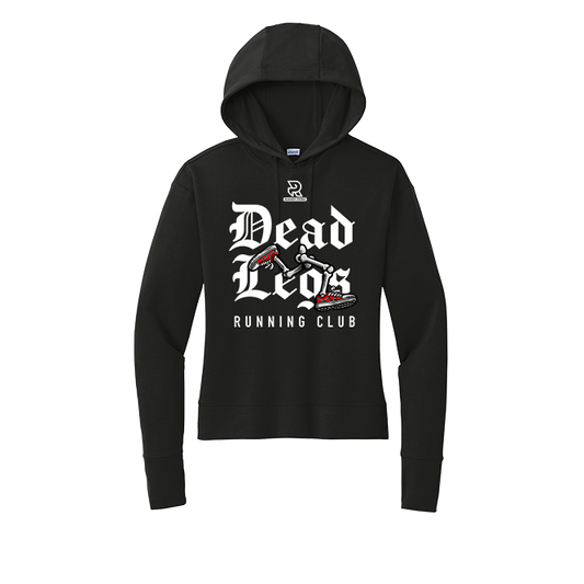DEAD LEGS (White) - Womens Flex Fleece Pullover Hoodie