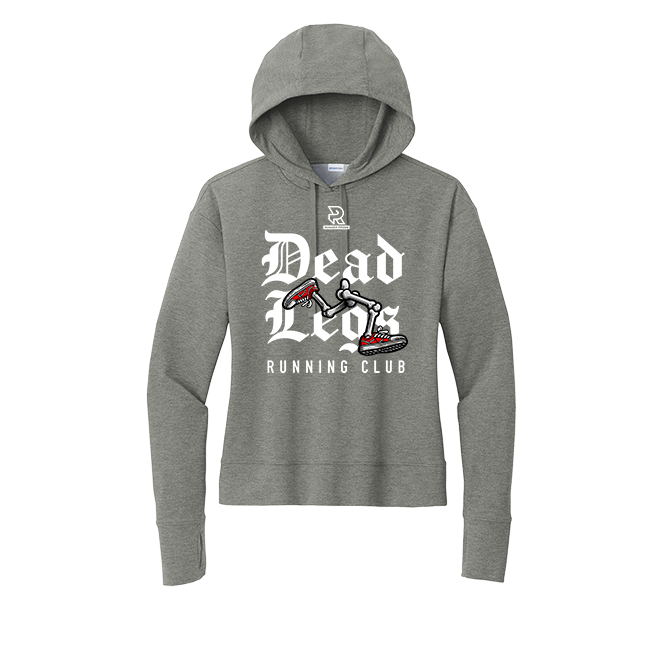 DEAD LEGS (White) - Womens Flex Fleece Pullover Hoodie