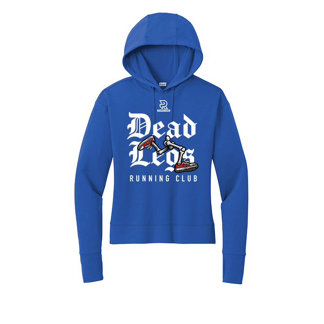 DEAD LEGS (White) - Womens Flex Fleece Pullover Hoodie