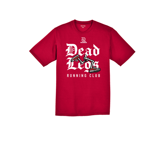 DEAD LEGS (White) - RacerMesh Short Sleeve Tee