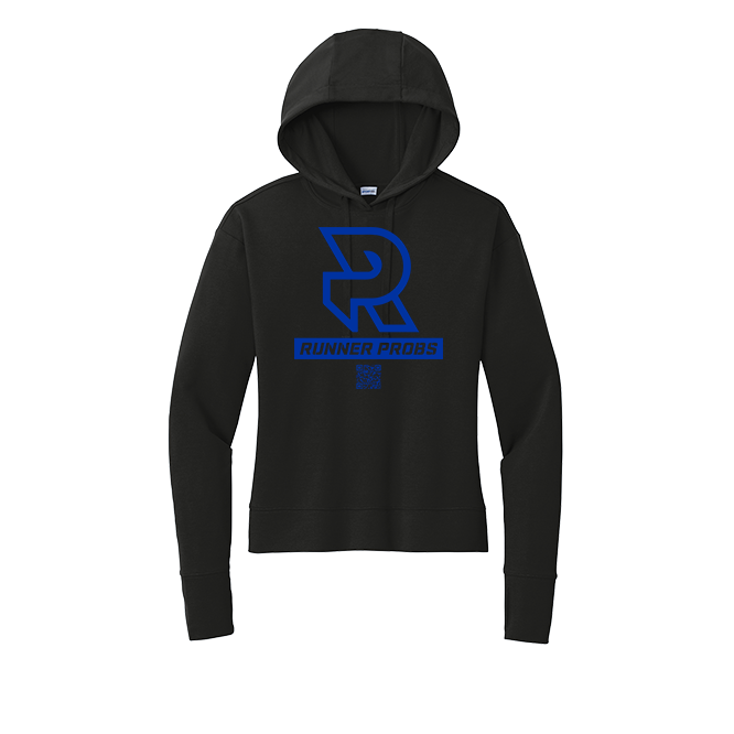 LOGO (Royal) - Womens Flex Fleece Pullover Hoodie